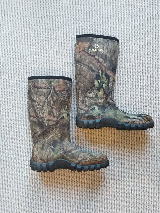 Magellan Hunting Tall Boots Mens 8 Camo Waterproof Neoprene Outdoors Mossy Oak. main image 6